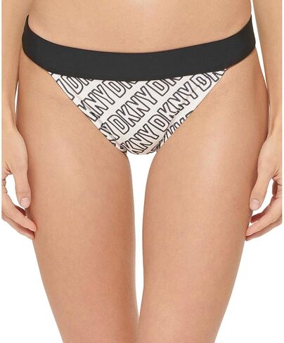 DKNY Womens Logo Low-Rise Swim Bottom Separates White XL in Saudi Arabia
