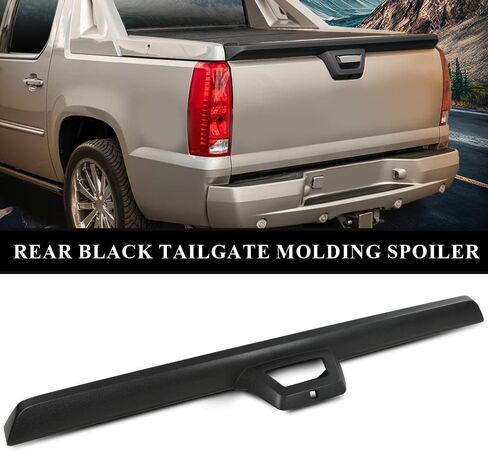 غلاف غطاء خلفي G-plus غلاف القمامة العلوي المفسد المفسد مع ثقب الكاميرا متوافق مع Chevy Avalanche 2007-2013/Fit Cadillac Escalade Ext 2007-2013 19354904 19354903 15902098 25865156 GM1994113 in Saudi Arabia