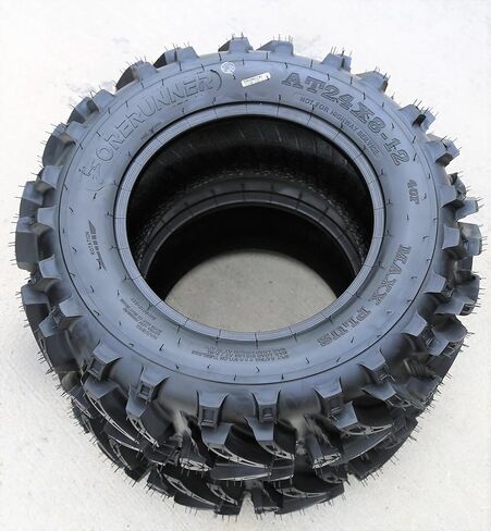 Forerunner Maxx Plus M/T ATV UTV Mud Off-Road Tire-24x8.00-12 24x8-12 24x8x12 40F Load Range 6 Ply BSW Black Side Wall in Saudi Arabia