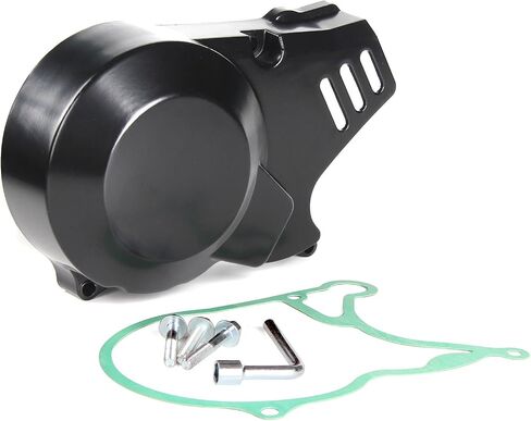 Pit Bike Engine Cover, Left Stator Cover with Gasket Bolts for 125 140 150 160cc Dirt Bike Engines(Black) in Saudi Arabia