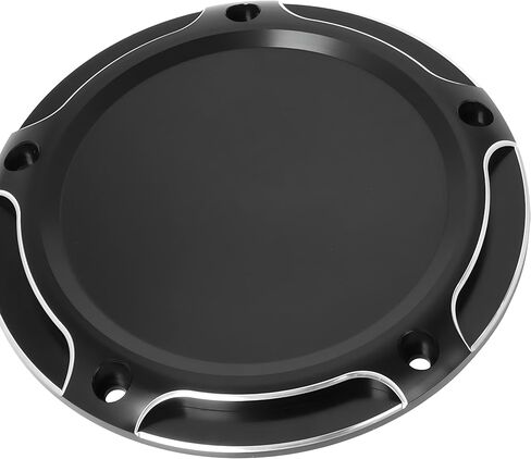 MZS Motorcycle Derby Timer Covers ، 5 Hole Engine Point Cover Cover Cap متوافق مع 1999-2017 Dyna Softail Fat Boy Bob Glide Street Electra Glide Road King Ultra Tri Trike Touring in Kuwait