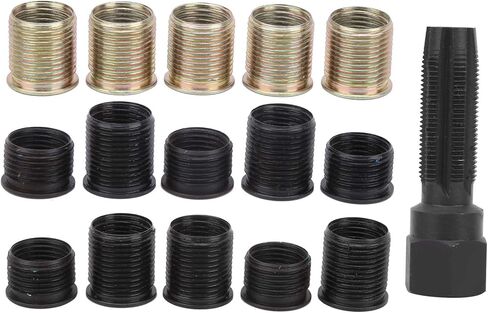 مجموعة إصلاح مؤشر ترابط الشرارة ، M16 × 1.25 المسمار حنفية الكربون المحمولة مجموعة Rethread Kit ، M14x1.25 أداة إصلاح مؤشر ترابط شرارة in Saudi Arabia