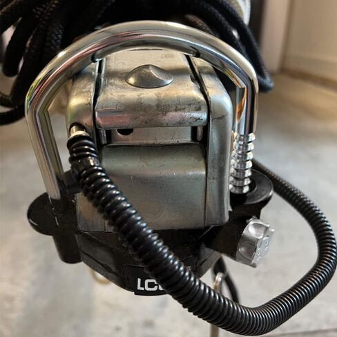 LCGP Black Trailer Hitch Lock مع قفل تركيبة ، يناسب 1-7/8،2 و 2-5/16 بوصة ، أمان تخزين قابل للتعديل ، الصلب الثقيل in Saudi Arabia