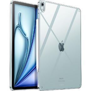 حافظة JETech شفافة لجهاز iPad Pro 13 بوصة M4 (2024)، غطاء خلفي نحيف للكمبيوتر اللوحي شفاف مقاوم للصدمات ومضاد للأصفر مع ظهر صلب من البولي كربونات وممتص للصدمات ناعم من مادة TPU in Kuwait