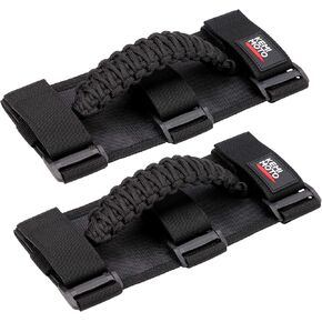 مقابض Kemimoto Roll Bar Grab ، مقابض UTV ، ATV & SXS ، قبضة اليد السوداء والأحمر من النايلون من النايلون السوداء والأحمر لمدة 1.5 إلى 2 '' Roll Bar متوافق مع Polaris RZR ، Can-AM X3 ، Kawasaki ، Honda Talon ، CFMOTO ، 2PACK in Kuwait