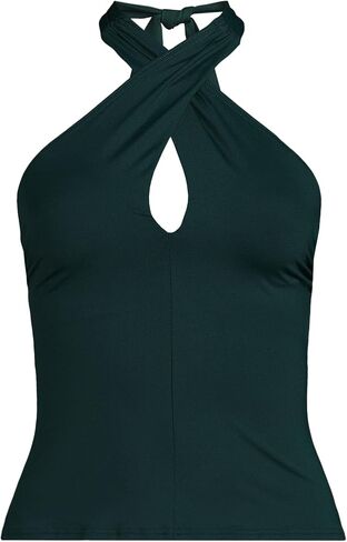 Lands 'End Women's Criss Cross Tankini Swimsuit Top in Saudi Arabia