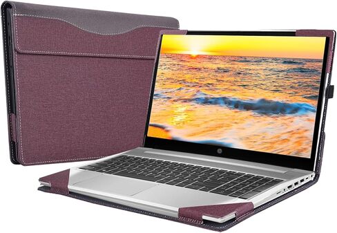 غطاء كمبيوتر محمول لجهاز Hp ProBook 450 G10 G9 G8 2023-2021 / ProBook 455 G10 G9 G8/ 650-G8 / Yoga c740 15.6 بوصة Inspiron 3515 3511 HP Envy X360 15-ed 15-ee 15-ep (15.6 بوصة، رمادي-أسود) ) in Kuwait