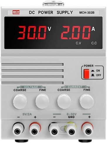 مصدر طاقة مقاعد البدلاء ، مصدر الطاقة DC قابل للتعديل 30V 2A إصلاح دفتر الطاقة الخطية MCH-302B الشاشة الرقمية والموثوقية والسلامة (220 فولت) in Kuwait