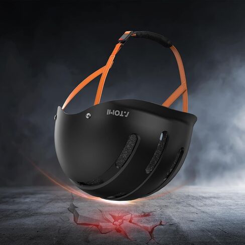 Atomi Bike Helmet - Rechargeable Back LED Helmet Light - CPSC Certified Bicycle Helmet - Electric Scooter Helmets for Adults with Adjustable Strap - Bright Lights Get Noticed in Saudi Arabia