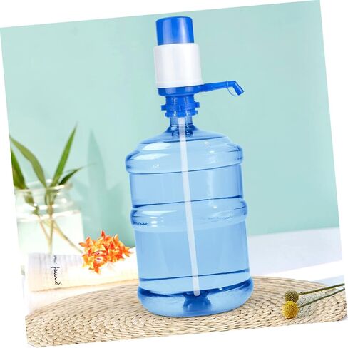 Popetpop يدوية اضغط على مضخة زجاجة ماء دليل مضخة ضغط النافورة لاستخدام مواد متينة تسهيل التثبيت للإعدادات الداخلية والخارجية in Kuwait
