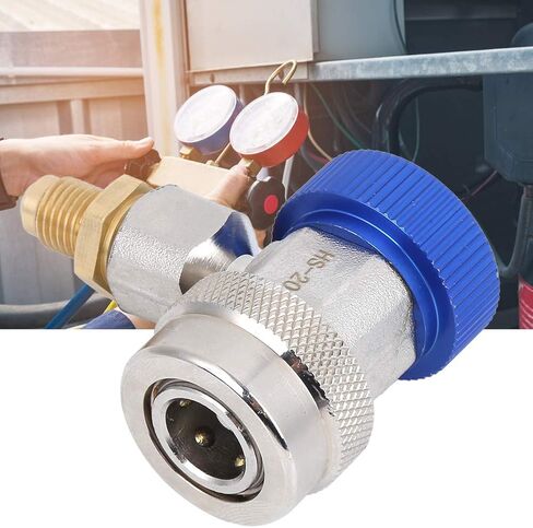 R134A ضغط منخفض سريع مقرنة AC Mifold Gauge Severy Core لقطع غيار السيارة in Saudi Arabia