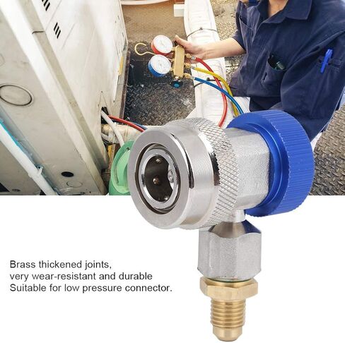 R134A ضغط منخفض سريع مقرنة AC Mifold Gauge Severy Core لقطع غيار السيارة in Saudi Arabia