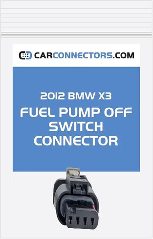 مضخة الوقود قبالة موصل التبديل لعام 2012 BMW X3 in Saudi Arabia