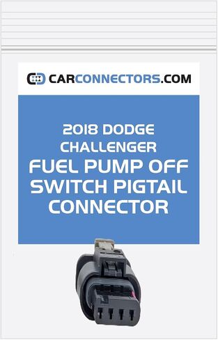 Fuel Pump Off Switch Pigtail Connector for 2018 Dodge Challenger in Saudi Arabia