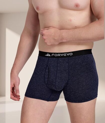 2 حزمة Mens Merino Wool Boxer Boxer ، ملابس داخلية من الصوف للتنفس للرجال ، شورتات مريحة الرطوبة الفطرية in Kuwait