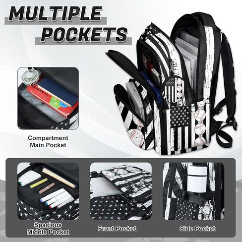 Fishing Backpack Set for Boys, Kids Camo Fish Backpack for School with Lunch Box and Pencil Case Coin Purse, School Bookbag for Boys in Kuwait