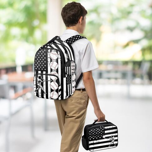 Fishing Backpack Set for Boys, Kids Camo Fish Backpack for School with Lunch Box and Pencil Case Coin Purse, School Bookbag for Boys in Kuwait