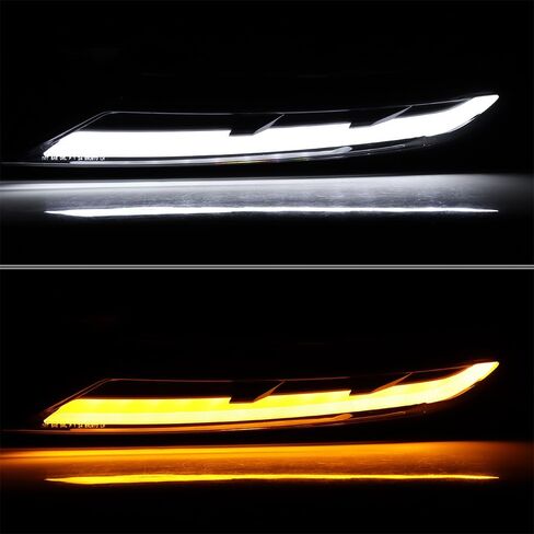 Astra Depot LED Light Turn Signal DRL Daytime Running Light Upper DRL Signal Lamp White/Amber For 2023 2024 Chevy Blazer (GM2562124 | GM2563124, 2PCS) in Saudi Arabia