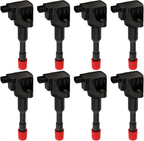 ROADFAR حزمة من 8 ملفات تشغيل محرك السيارات صالح لهوندا سيفيك 2003-2010 صالح UF374 C1408 5C1405 in Kuwait