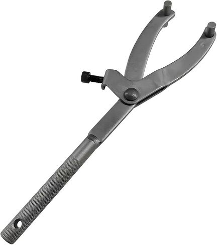 Adjustable Locking Spanner Wrench, Magneto Fly Wheel Clutch Hub Rotor Sprockets Wrench Holder, Flywheel Puller Fan Clutch Removal Tool for Scooter Motorcycle Accessories in Saudi Arabia