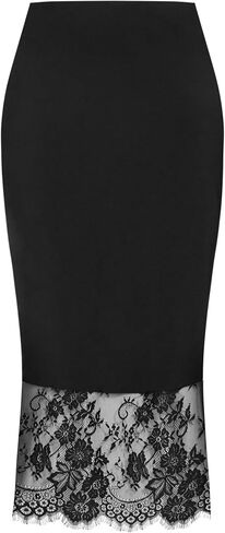 City Chic Women's Plus Size Skirt - Lace Hem Fay in Saudi Arabia