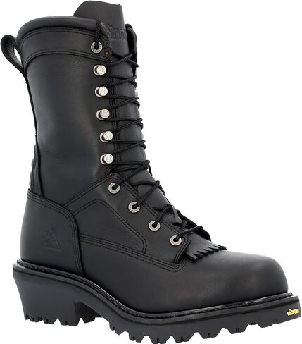 ROCKY Code Red Hotshot Logger Fire Boot, Black, Size 12(W) in Saudi Arabia