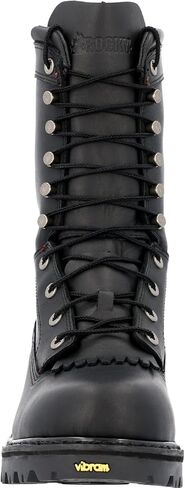 ROCKY Code Red Hotshot Logger Fire Boot, Black, Size 12.5(W) in Saudi Arabia
