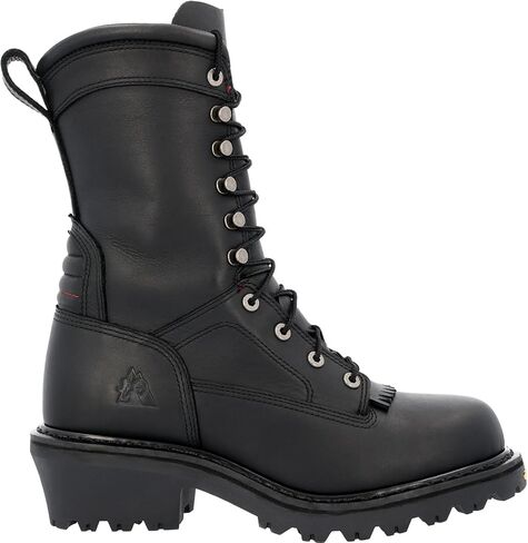 ROCKY Code Red Hotshot Logger Fire Boot, Black, Size 3(W) in Saudi Arabia