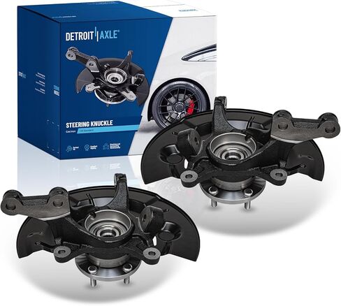 Detroit Axle - 2.5L Front Steering Knuckles for 2012-2017 Toyota Camry 2013 2014 2015 2016 Steering Knuckle & Wheel Bearing Hub Assembly Replacement in Saudi Arabia