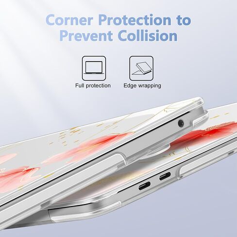 for MacBook Pro 13 inch with Touch Bar, 2022 2021 2020 2019 2018 2017 2016 Release, M2 A2338 M1 A2289 A2251 A2159 A1989 A1706 A1708, Keyboard Cover & Dust Plug, Bow in Saudi Arabia