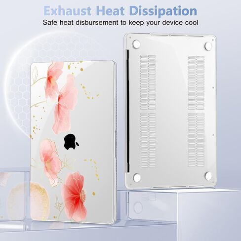 for MacBook Pro 13 inch with Touch Bar, 2022 2021 2020 2019 2018 2017 2016 Release, M2 A2338 M1 A2289 A2251 A2159 A1989 A1706 A1708, Keyboard Cover & Dust Plug, Bow in Saudi Arabia