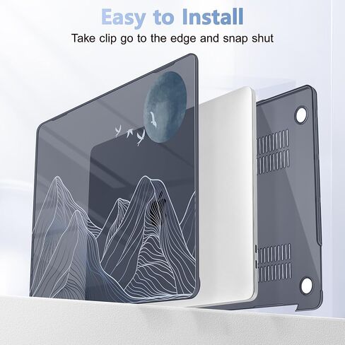 for MacBook Pro 13 inch with Touch Bar, 2022 2021 2020 2019 2018 2017 2016 Release, M2 A2338 M1 A2289 A2251 A2159 A1989 A1706 A1708, Keyboard Cover & Dust Plug, Bow in Kuwait