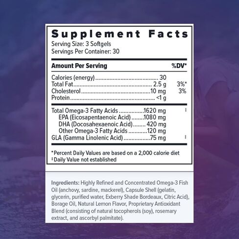 Focus Relief Plus Dry Eye Formula (90 ct. 30 Day Supply) Dry Eye Omega 3 Supplement - Dry Eye Relief Supplement -Omega 3 Fish Oil for Dry Eye in Kuwait