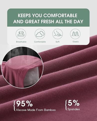 BAMBOO COOL Womens Pajama Shorts Elastic Waistband Pj Pants Leg Opening Lounge Sleep Shorts, 2 Pack in Kuwait