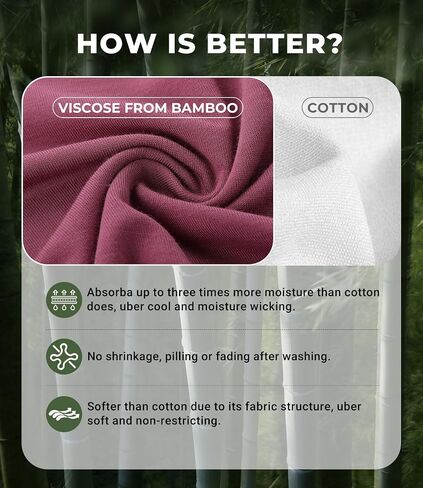BAMBOO COOL Womens Pajama Shorts Elastic Waistband Pj Pants Leg Opening Lounge Sleep Shorts, 2 Pack in Kuwait