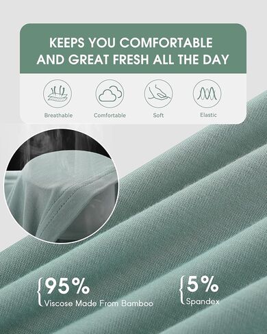 BAMBOO COOL Womens Pajama Shorts Elastic Waistband Pj Pants Leg Opening Lounge Sleep Shorts, 2 Pack in Kuwait
