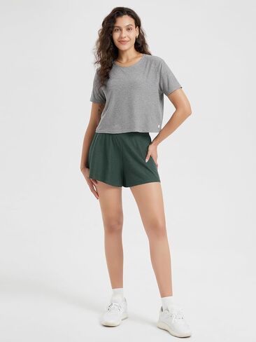 Ododos Women's Lounge Shorts Ultra Soft Stratum Tech 3 "Inseam Comfy Sleep Bottoms Moistur in Saudi Arabia