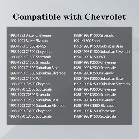 CarpartsDepot الأمامي مصبغة الشبكة الشبكة السوداء مع إدراج أسود متوافق مع شيفروليه 1988-1993 C/K 1500 2500 3500 و 1992-1993 Blazer GM1200228 in Kuwait