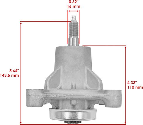 Caltric 2 مجموعة مغزل متوافقة مع Husqvarna RZ4621 RZ4622 RZ4623 Z246 Z4824 in Kuwait