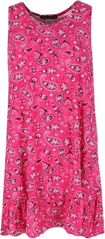 5 More Minutes Women's Paisley Sleeveless Sleep Gown in Saudi Arabia