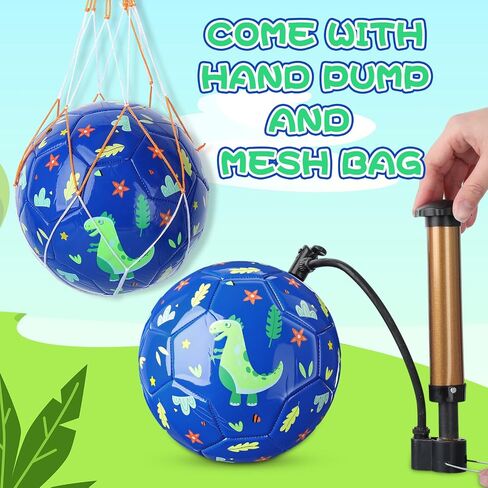 Size 3 Soccer Ball for Boys Girls, Soccer Ball Gifts Set for Boys Girls with Pump and Drawstring Bag, Toys Gifts for Boys Girls(Unicorn,Colorful) in Saudi Arabia