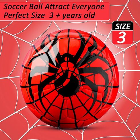 Size 3 Soccer Ball for Boys Girls, Soccer Ball Gifts Set for Boys Girls with Pump and Drawstring Bag, Toys Gifts for Boys Girls(Unicorn,Colorful) in Kuwait