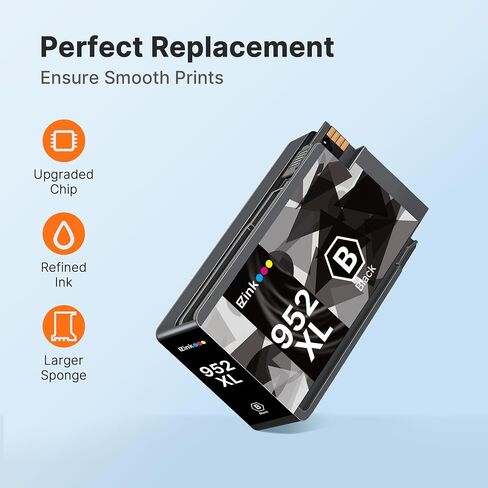 خرطوشة حبر بديلة معاد تصنيعها من E-ZInk (TM) لـ HP 63XL 63 XL للاستخدام مع طابعة Officejet 3830 5255 4650 3833 Envy 4520 Deskjet 1112 3637 3630 3634 (1 أسود، 1 ثلاثي الألوان) in Saudi Arabia