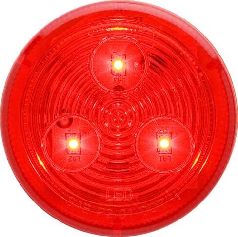 Optronics 2 Pack 2 1/2 "Round Red 3 Diode LED Marker Light Mcl57rb in Saudi Arabia