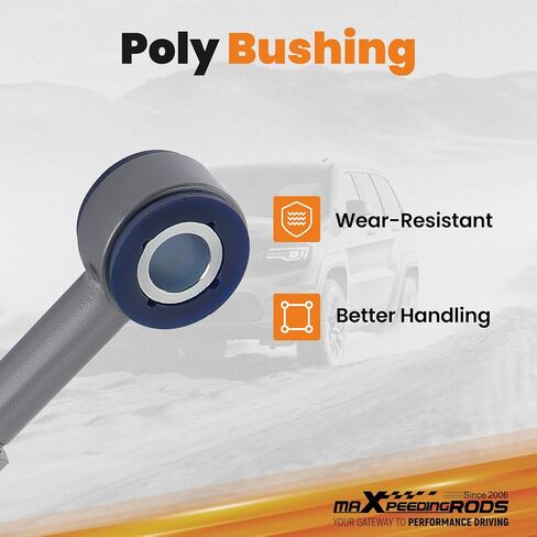 MaxPeedingRods 2-6 "Lift Front Front Track Track For Ford F250 F350 Super Duty 1999-2004 ، Panhard Rod for Trope 2000 2001 2002 2004 2005 ، Gray ، in Kuwait