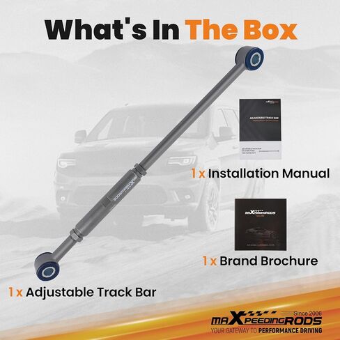 MaxPeedingRods 2-6 "Lift Front Front Track Track For Ford F250 F350 Super Duty 1999-2004 ، Panhard Rod for Trope 2000 2001 2002 2004 2005 ، Gray ، in Kuwait