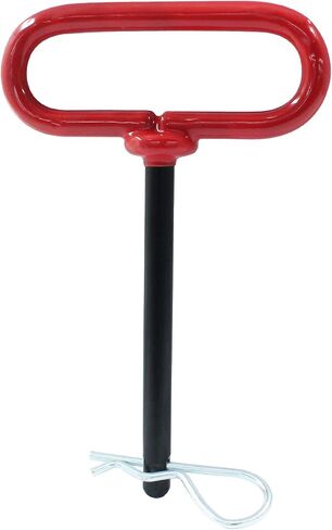 3/8 x 4 Inch Trailer Tow Hitch Pin and Clip, Tractors Hitch Cotter Pins for RV, Tractor, Lawn Mower (Red) in Kuwait