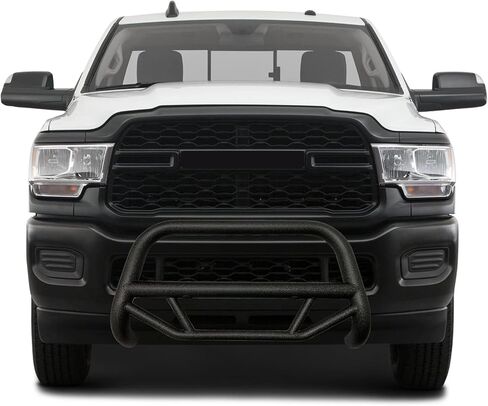 Black Horse Max T Bull Bar محكم الأسود متوافق مع 2019-2025 RAM 2500 | 2019-2025 RAM 3500 (Exprased Power Wagon) -MBT-MR1903 in Kuwait