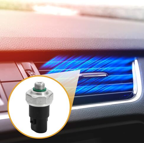 مستشعر مفتاح الضغط A/C No.8864520050 محرك تكييف الهواء محول الهواء لتكييف التبريد ل Toyota Corolla 1994-2002 النغمة الفضية المعدنية in Kuwait