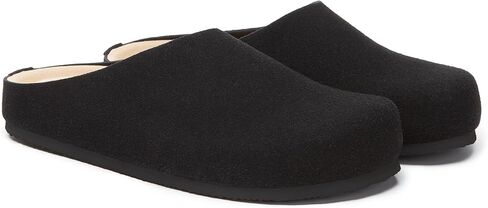 Athlefit Women's Slip On Suede Clogs Comfortable Cork Footbed Mules Shoes with Arch Support for Nurse Work Outdoor Travel in Saudi Arabia